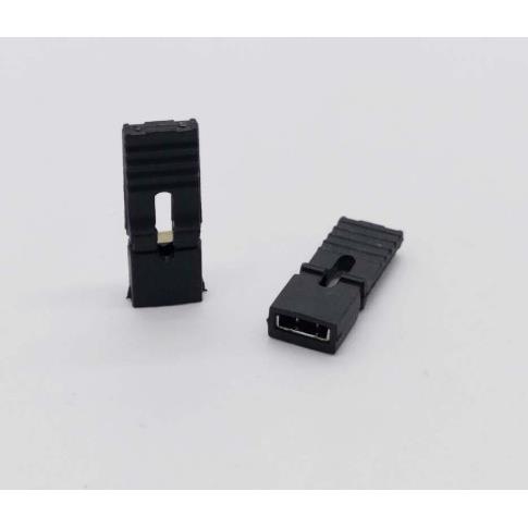 2柄887.0mm2.54mm间距跳帽线帽长排针连接器短路帽跳线插跳针短接