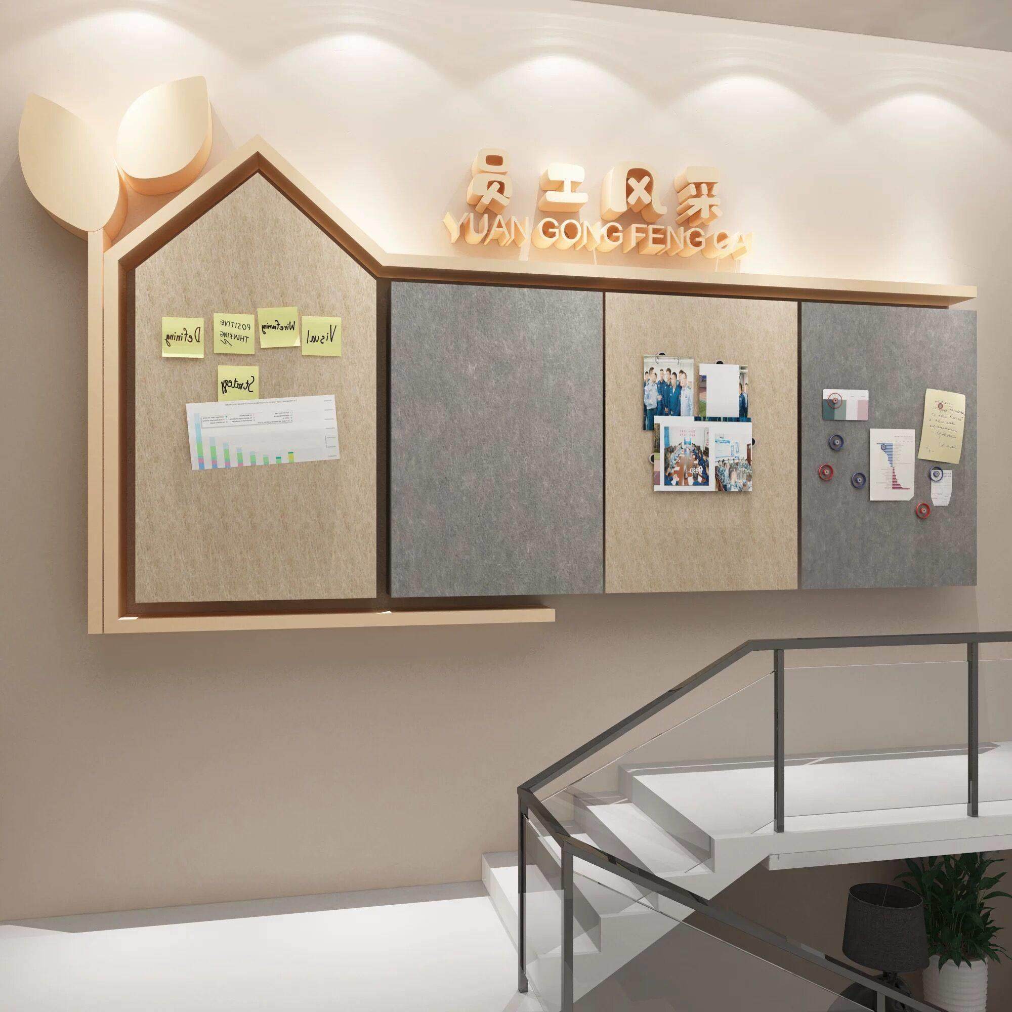 毛毡墙贴员工风采展示照片公告栏板企业公司文化形象创意氛围布置,家居饰品,文化墙贴,淘宝优惠券,粉丝福利购,淘宝优惠卷