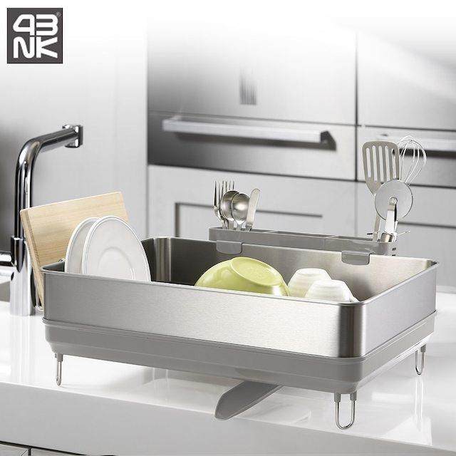 韩国直邮 餐具沥水架 不锈钢ABS 厨房碗碟砧板架盘碟收纳架置物架,厨房/烹饪用具,碗架,淘宝优惠券,粉丝福利购,淘宝优惠卷