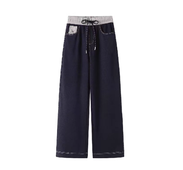 【甜甜专享】【加绒加厚】细节全包边，洋气设计感撞色腰冬款裤子