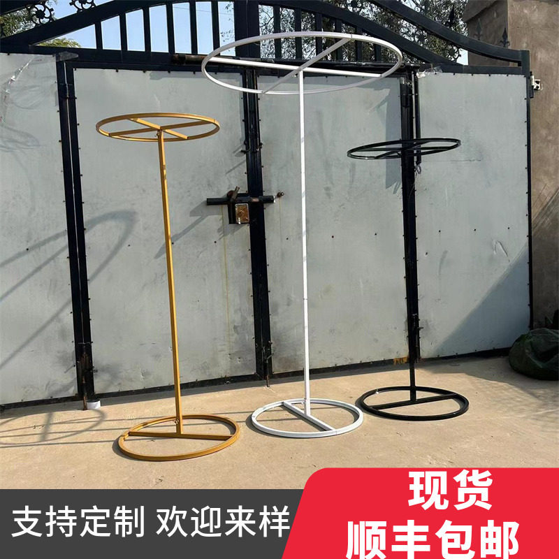 婚庆路引圆形铁艺伸缩线帘吊环