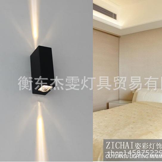 新杰雯e灯饰具外室灯具户外壁灯防水灯花261园门口灯ld方形壁灯