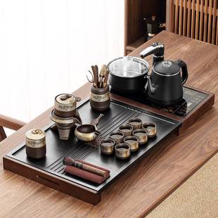家用全自动烧公水壶一体盘整套功夫泡茶台具zhang738办茶室 茶套装