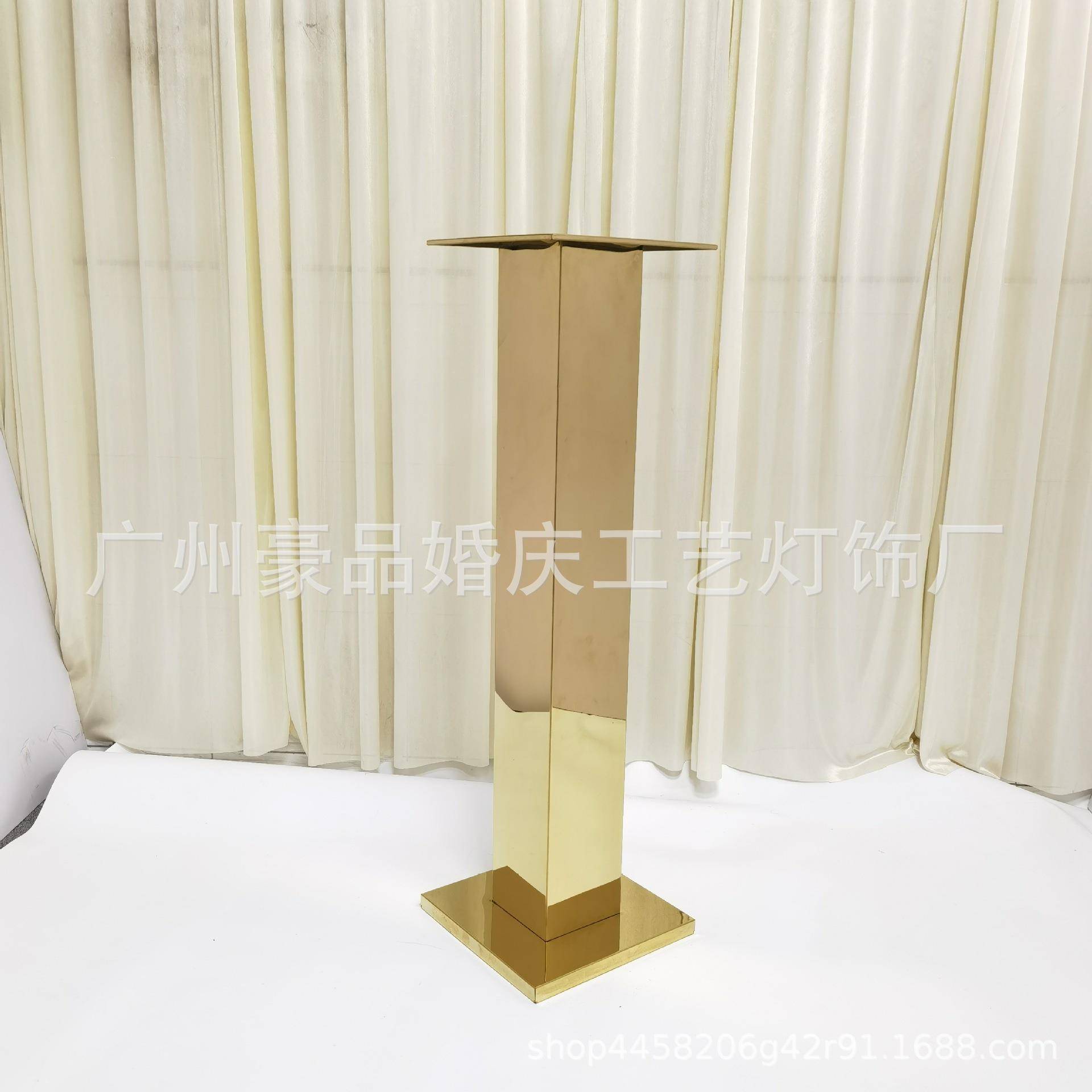 GRF电商款花新款不锈钢金属花餐架蛋糕架婚礼桌台花艺架摆件装饰