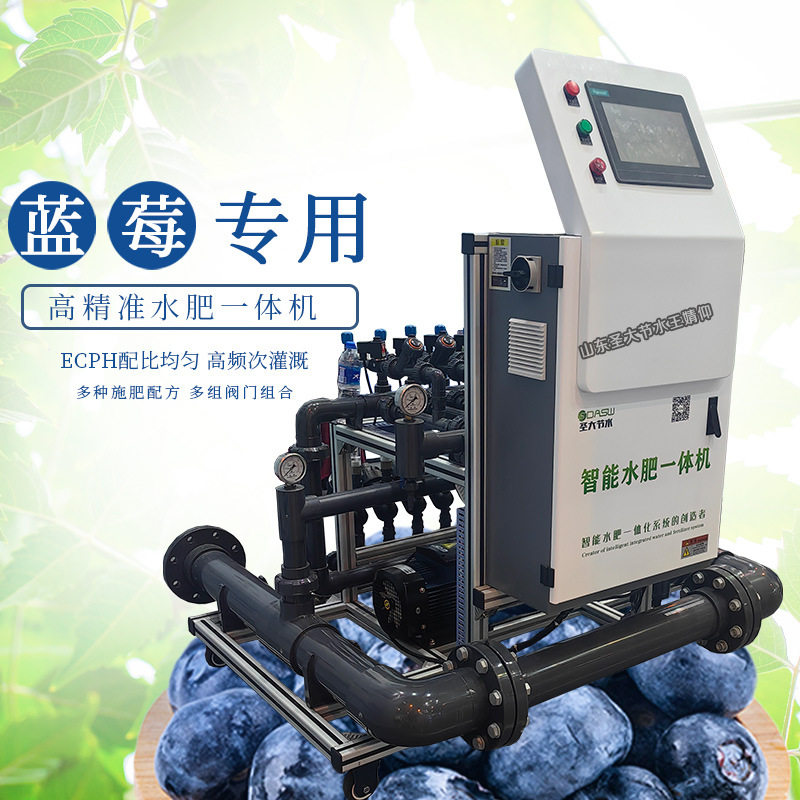 蓝莓水肥一体机自动灌溉施肥
