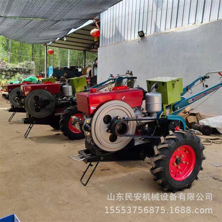 电启动手扶拖拉机手扶耕地机小型微耕机旋耕起垄开沟机