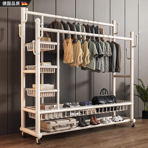 德国进口简易衣帽架可移动晾衣架