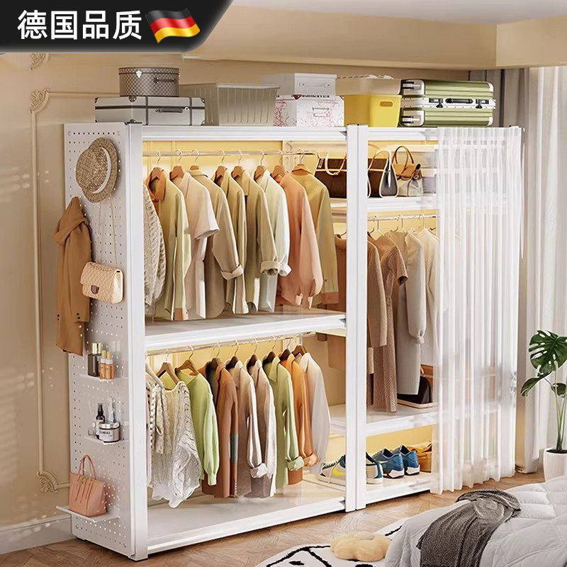 德国进口衣柜衣帽架开放式储物柜