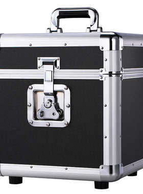 ALUBOX黑胶唱片LP存放收纳盒12寸唱片收藏整理收纳影碟胶片箱手提