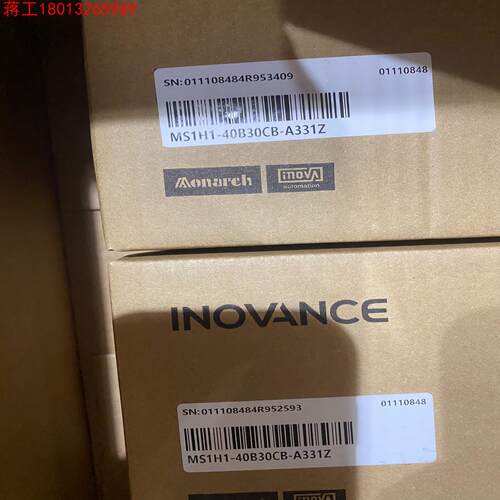 汇川全新MS1H1-40B30CB-A331Z全新到货2台议价