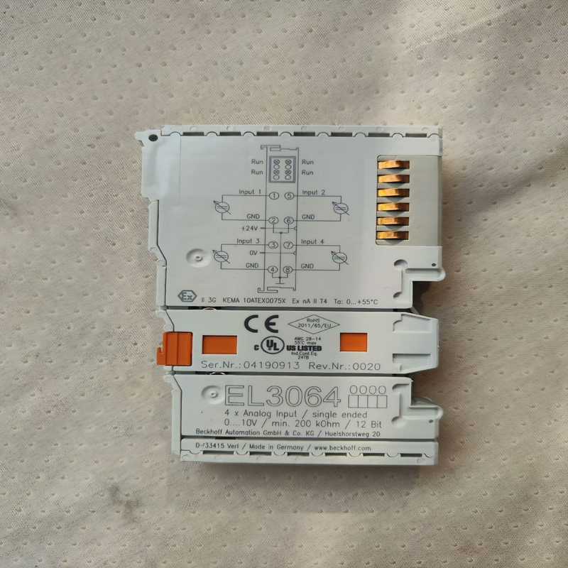 倍福 EL3064拆机功能完好实物拍摄（耶耶电子）