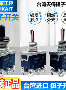 TO11B/12B/13B自锁天得tend钮子开关自复T5R11TOR13 21B/22B/23B