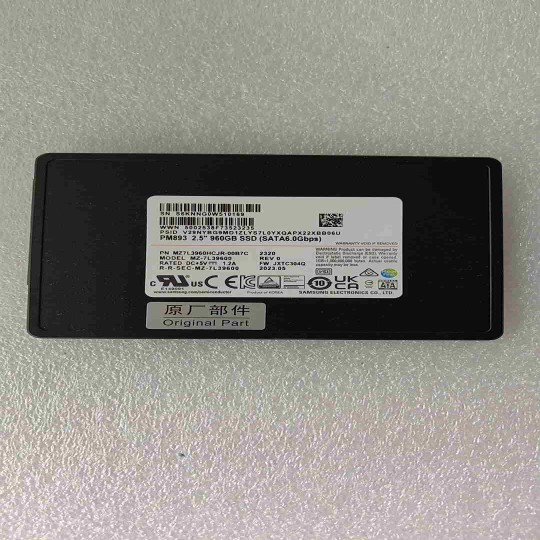 PM893 960g SATA60 固态硬盘 20235议价