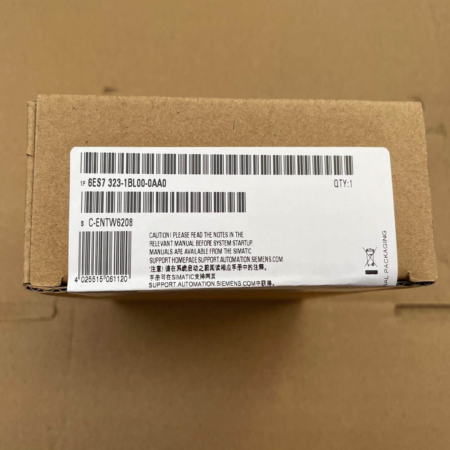 议~6ES7 323-1BL00-0AA0 全新西门子PLC模块