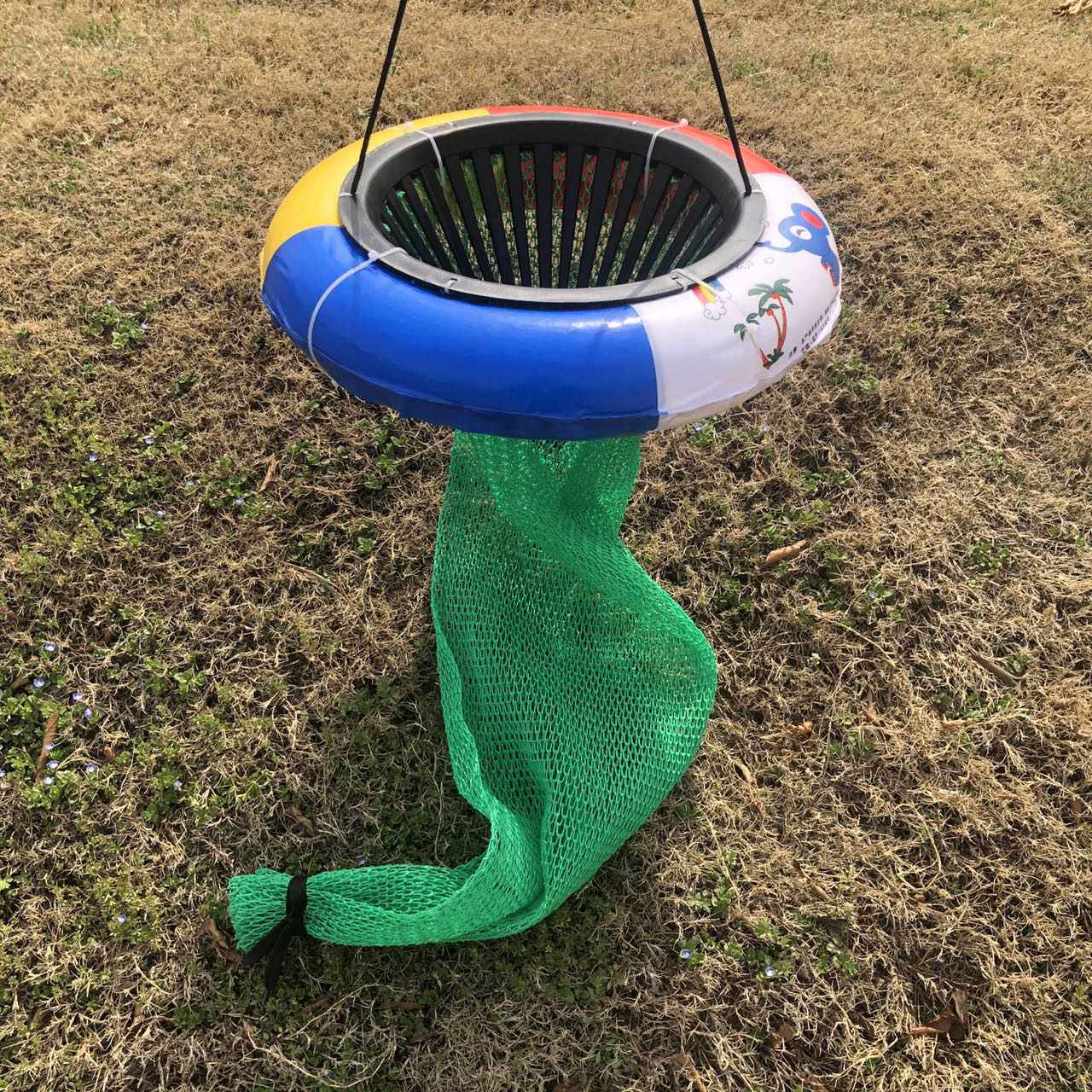 可漂浮泡沫鱼护鱼篓赶海潜水网兜防爬出抓螃蟹装螺八爪鱼水下护