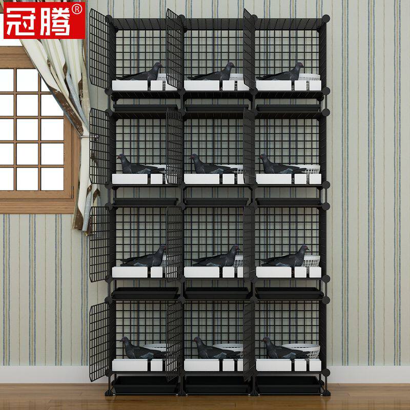 大型鸽子笼多层养殖专用笼楼顶大空间铁丝网信鸽配对巢箱鸽舍鸽棚