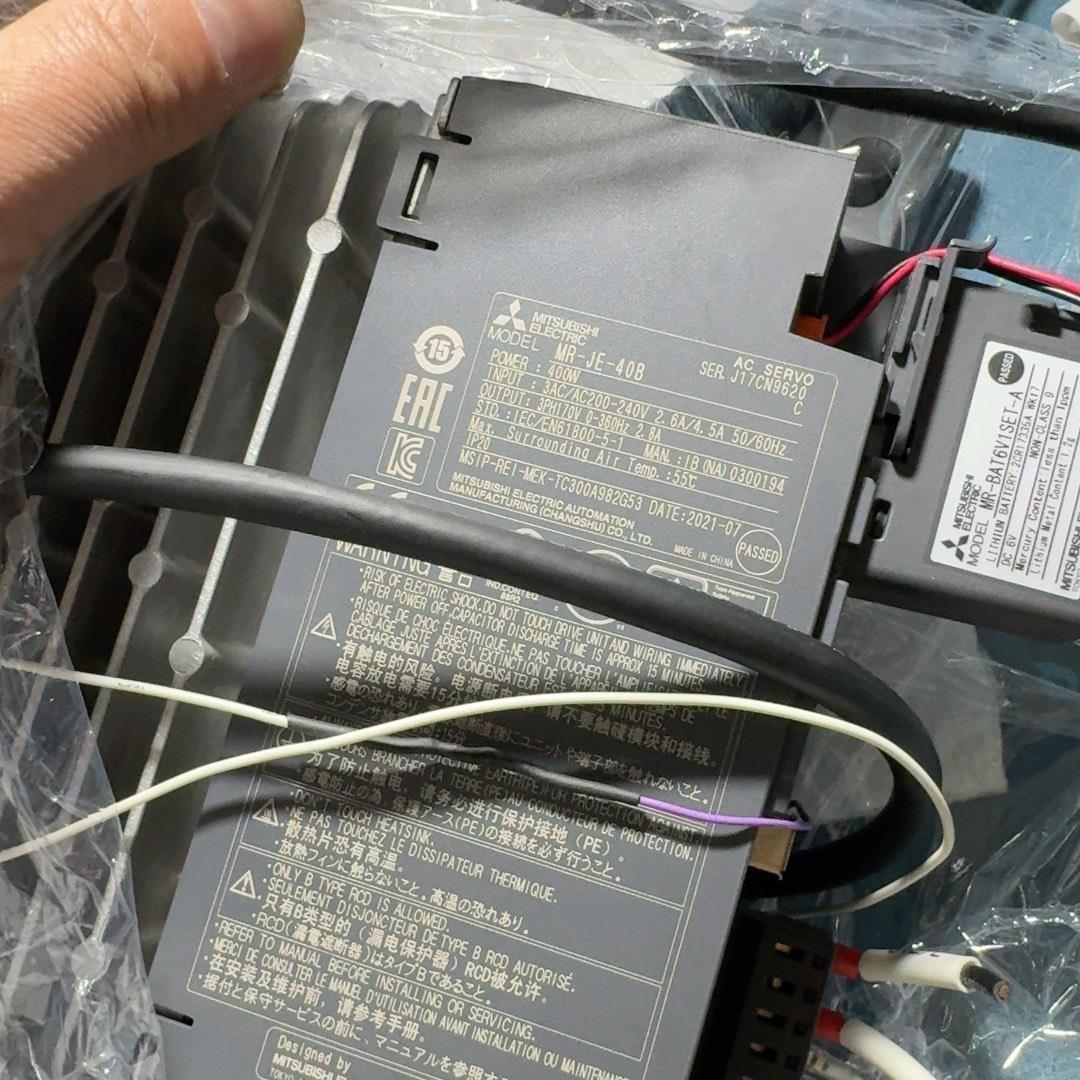 (询价)三菱伺服驱动器MR-JE-40B，功能包好，成色如图,202