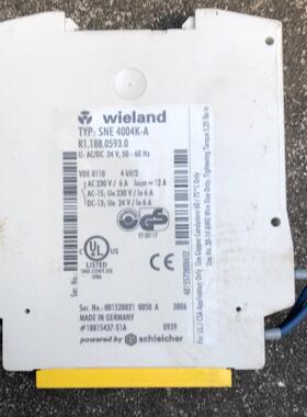 议~德国wieland SNE 4004K-A ac230V/6