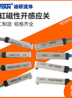 CMSH气缸CMSG感应CMSJ磁性开关DMSG-020 DMSJ DMSH-2W NPN DMSHS