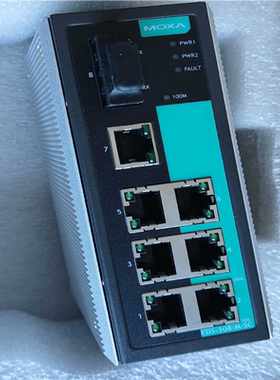 MOXA EDS-308-M-SC 全新台湾摩莎  8口工业~议价