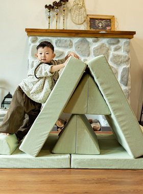 Nugget儿童房组合游戏沙发垫子婴儿加厚爬行防摔可折叠海绵爬爬垫