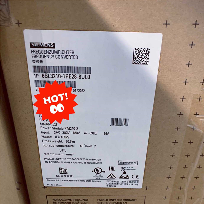 议价6SL3210-1PE28-8UL0 45kw适用