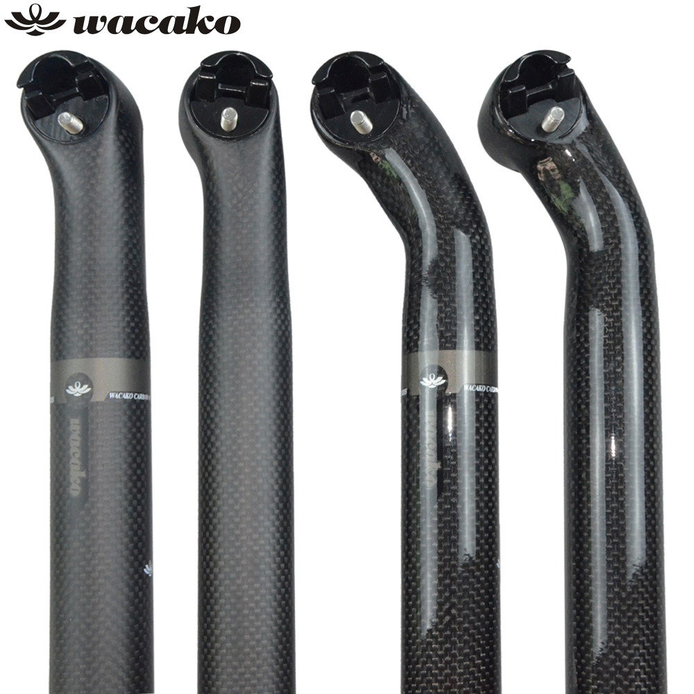 正！wacako 全碳纤维小轮车折叠车座管 座杆 31.8 33.9 34.9mm