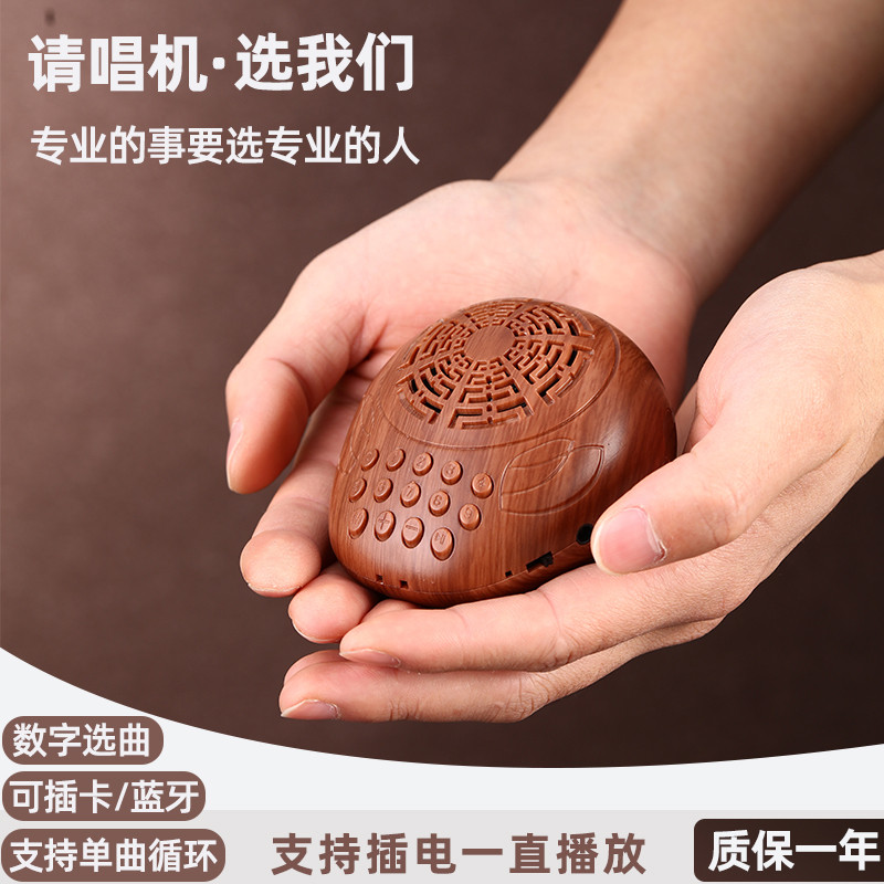 插卡播放器新款音乐唱歌机充电家用小型便携式高清音质唱机播放机