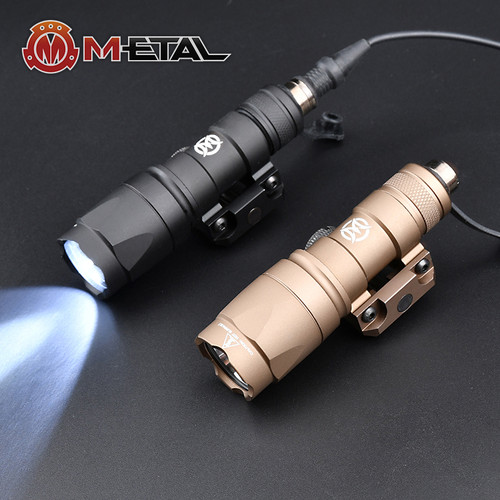 ME战术沃德森M300AM600手电筒LED强光照明20MM导轨手电皇冠头