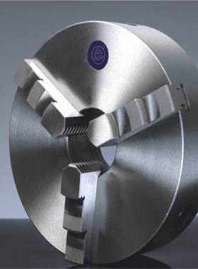 浙江园高精度k11-80三爪卡盘100自定心130160机床附件250真32