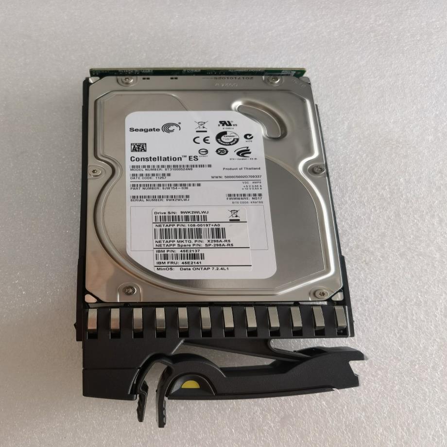 NetApp X298A-R5 45E2137 45E2141 1TB SATA转FC 存储硬盘