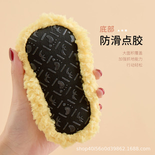 宝宝地板袜婴儿秋冬防滑隔凉软底儿童室内学步鞋冬季加绒加厚袜套