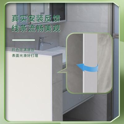 F型瓷砖阳角收边条铝合金C型极窄收口条阳台垭口转角封边条包边条