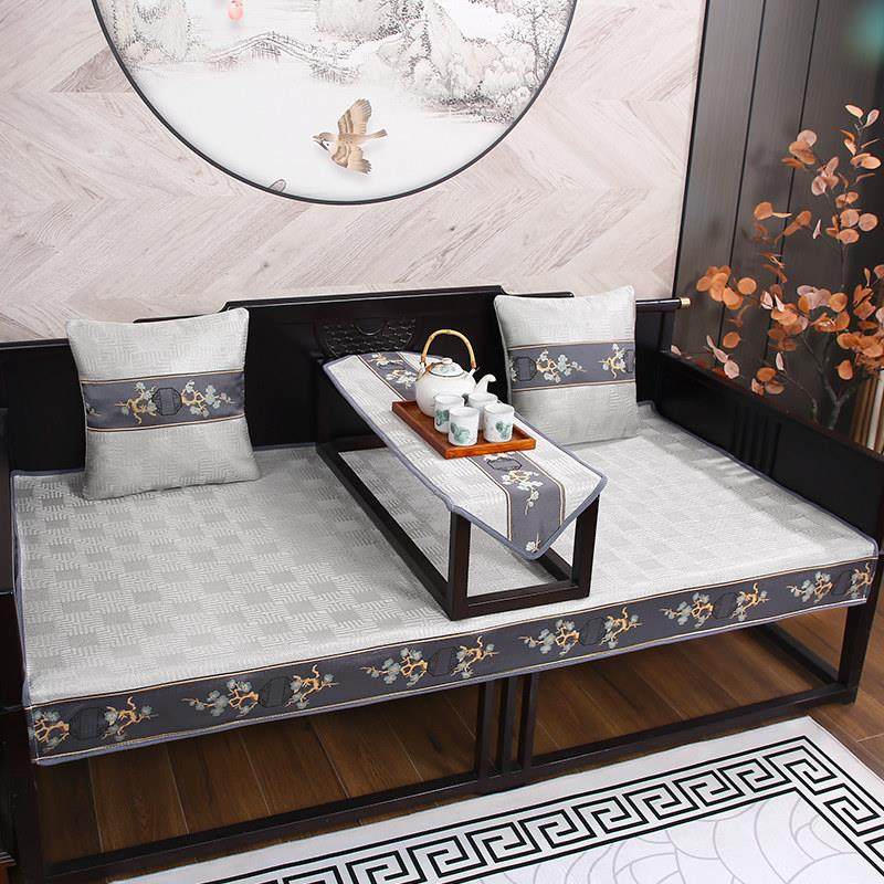 夏天凉席沙发垫罗汉床盖布垫巾防滑沙发凉席坐垫套罩夏季冰丝藤席,居家布艺,沙发垫,淘宝优惠券,粉丝福利购,淘宝优惠卷