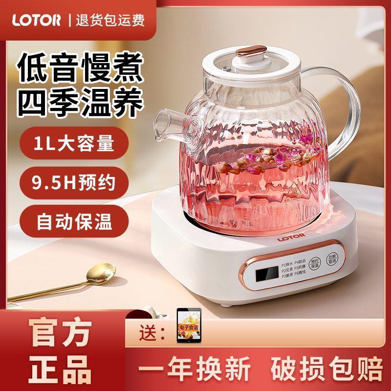 小浣熊养生壶办公室煮茶壶家用迷你煮茶器多功能玻璃烧水壶小型壶