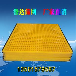 聚氨酯筛网耐磨牛筋筛板矿山用砂石料筛分级振动脱水筛棒条网定做