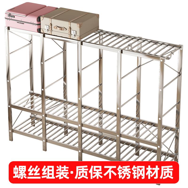 不锈钢钢架简易布衣柜钢管加粗加固卧室家用结实耐用防尘挂衣架