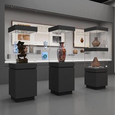 珠宝柜展示柜精品博物馆文物玻璃展柜首饰品玉器陶瓷产品展览柜台