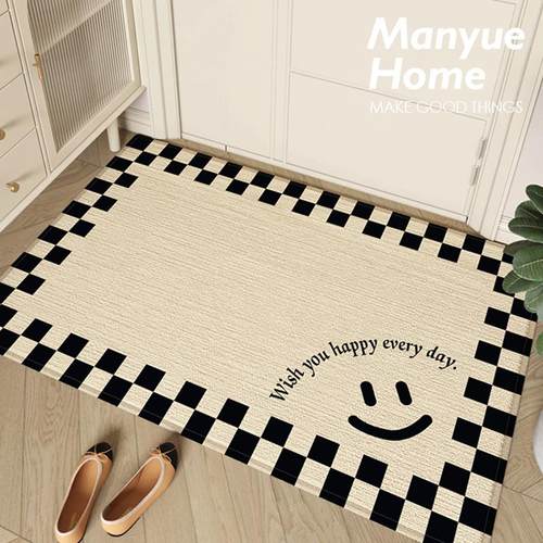 蔓越家 地垫家用进门门垫耐脏脚垫入户门玄关鞋垫门口地毯除尘垫