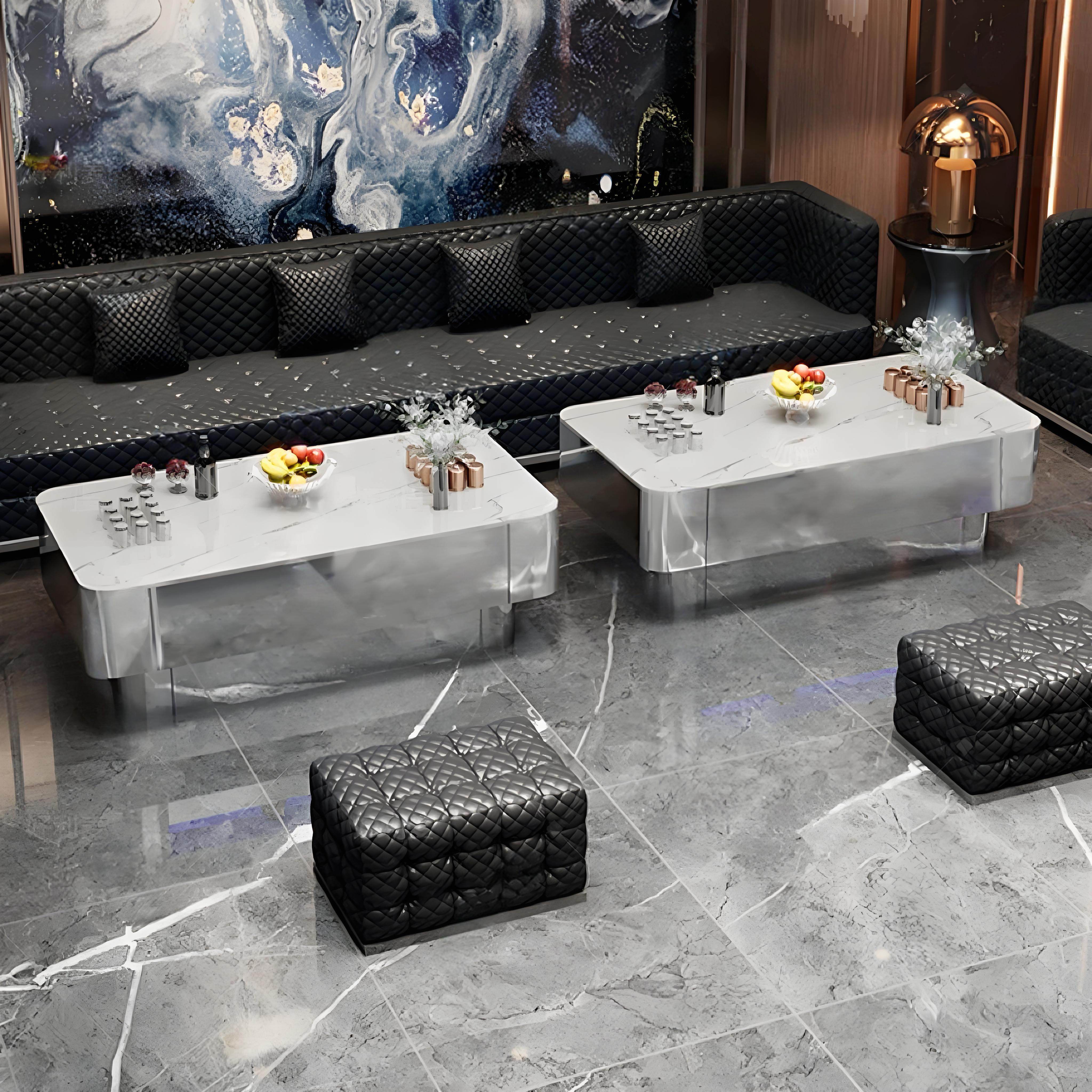 会所KTV清吧专用茶几酒吧包厢高端轻奢不锈钢岩板台金属派对卡座,商业/办公家具,酒吧桌,淘宝优惠券,粉丝福利购,淘宝优惠卷