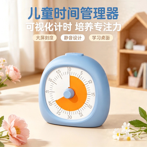 计时器儿童专用学习时间管理小学生自律神器安静提醒写作业定时器