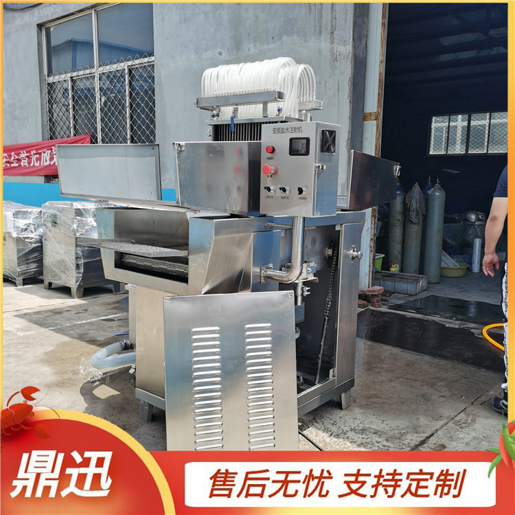 五花肉入味腌制设备 河间驴肉腌制设备 鸡翅中打眼机
