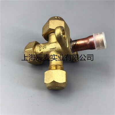 正品三花空调阀铜截止阀手阀SSV-JA2H3G4567室外机高低压加氟阀门