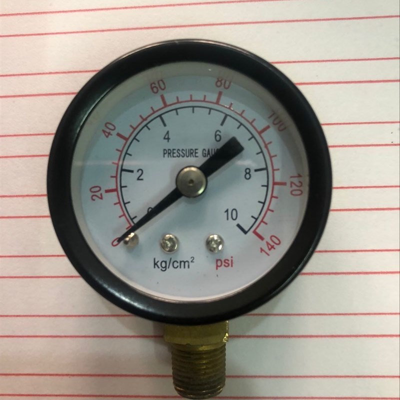 径向压力表Y40 10KG/1MPA真空小压力表气压表1/8英制牙实体店现货