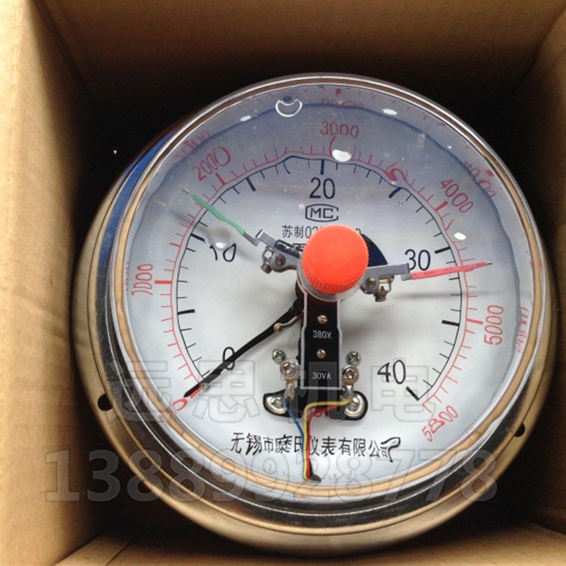 无锡糜氏 YNXC150ZT 40MPA 抗震 充油 耐震 电接点压力表 正品