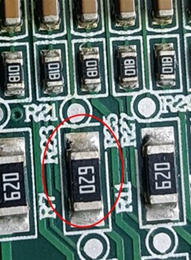 01B 1K欧 零跑T03新能源电脑板贴片电阻 62欧 620 电阻3K欧 302