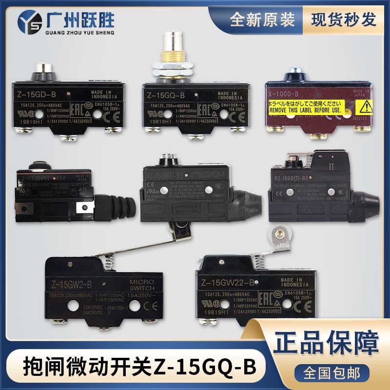 电梯抱闸微动开关Z-15GQ-B检测称重超载制动器开关RZ-15GD(T)-B3