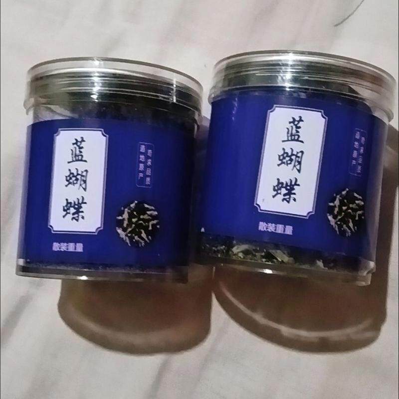 新品蓝蝴蝶花染色无添加碟豆花男女通用网红同款泡水蓝色妖姬花茶
