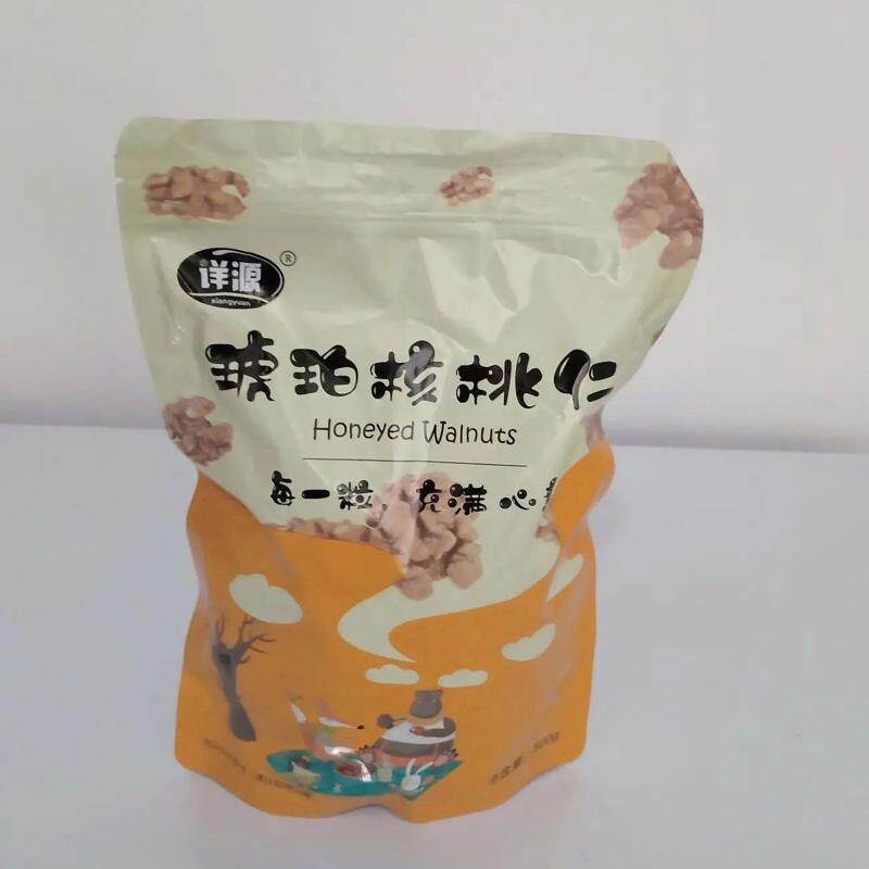 香脆芝麻琥珀核桃仁新货蜂蜜核桃仁纸皮核桃芝麻焦糖干果零食