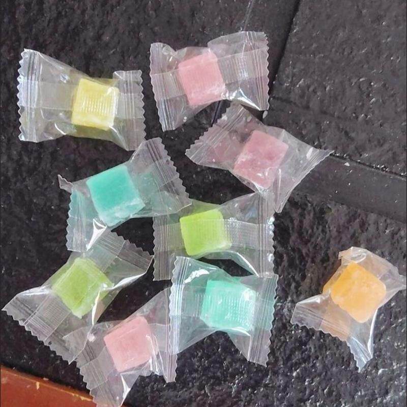 网红琥珀糖高颜值宝藏零食抖音咀嚼声控水果味宝石糖少女心水晶糖